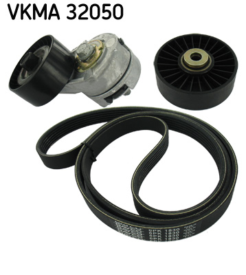 V formos rumbuotas diržas, komplektas - VKMA 32050 SKF